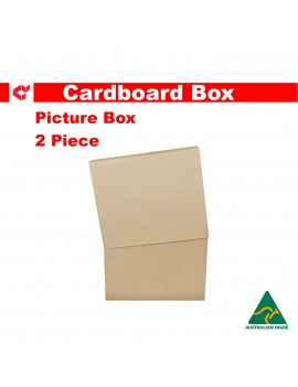 Cardboard Box - Mailing Cardboard Box, Moving Box, Tea Chest Box, Part-A-Robe Box. VISY cardboard series. 2 Piece Picture Box