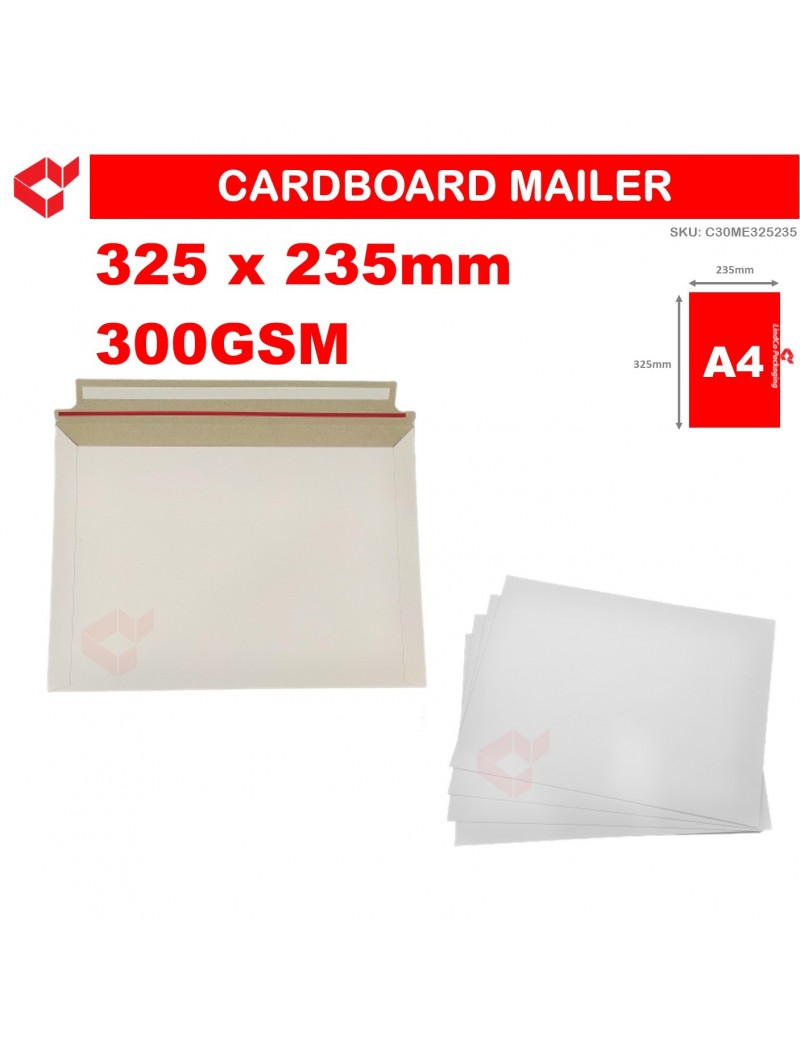 LindCo A4 Semi-rigid mailer box/envelope value pack - premium industrial protective packaging material @LindCo Packaging