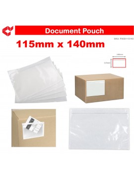 LindCo Basic Clear invoice document pouch bag - premium industrial courier shipping packaging material @LindCo Packaging