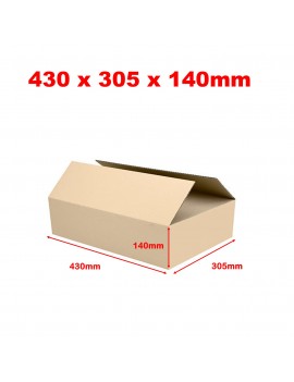 430 x 305 x 140mm A3 Cardboard Box Shipping Packing Carton