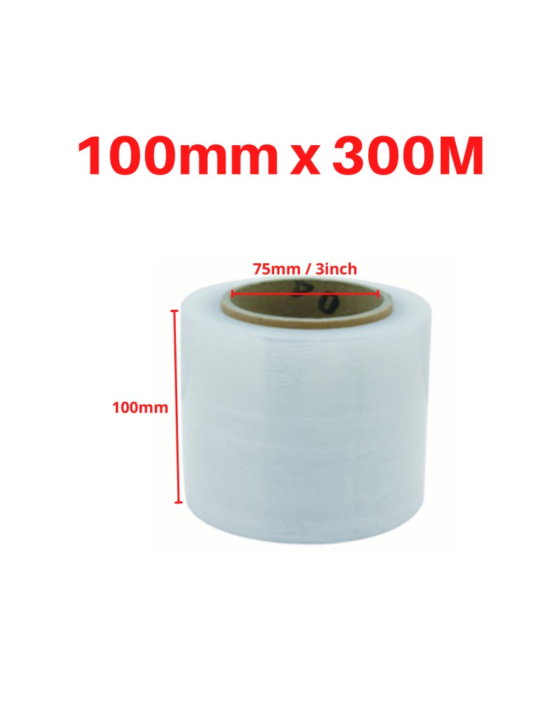 LindCo Clear Heavy-duty bundling film mini wrap roll - premium industrial protective packaging material @LindCo Packaging