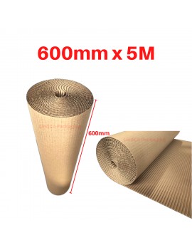 600mm x 5M Corrugated Cardboard Roll