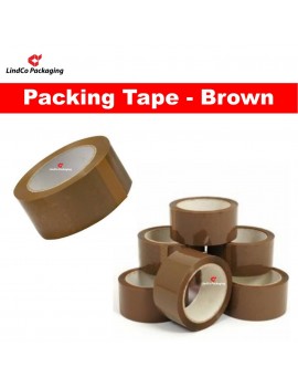LindCo Premium 45u Brown packing tape - premium industrial protective packaging material @LindCo Packaging