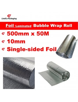 LindCo P10 Metalized Foil laminated Bubble Wrap Roll industrial Single-sided protective packaging material @LindCo Packaging