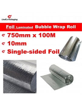 LindCo P10 Metalized Foil laminated Bubble Wrap Roll industrial Single-sided protective packaging material @LindCo Packaging